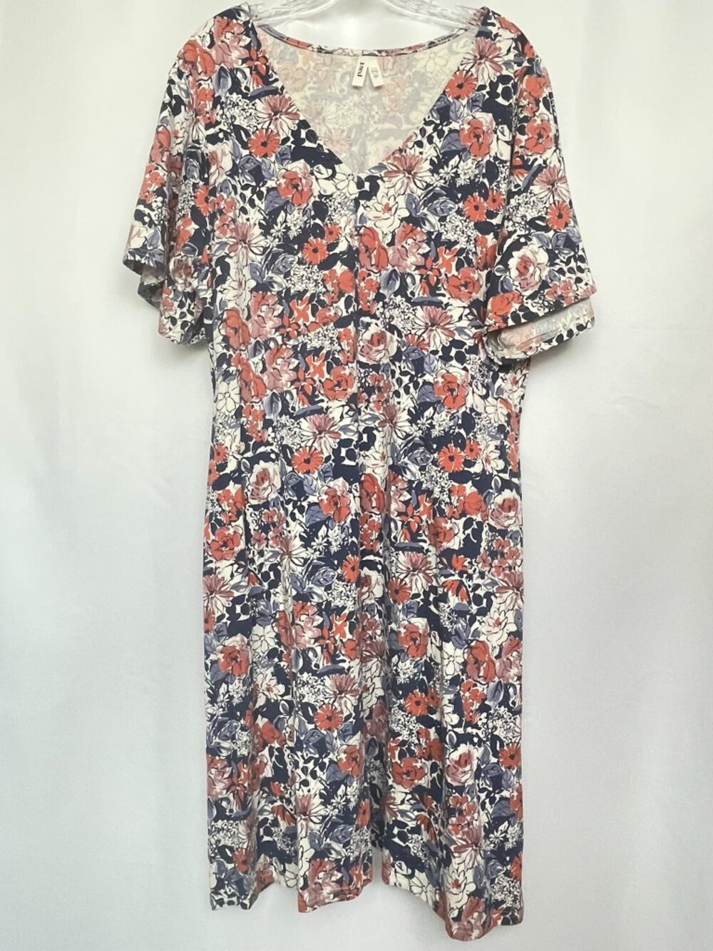 Sustainable Pact Organic Cotton FitFlare Floral Minimalist Boho Capsule Midi XXL